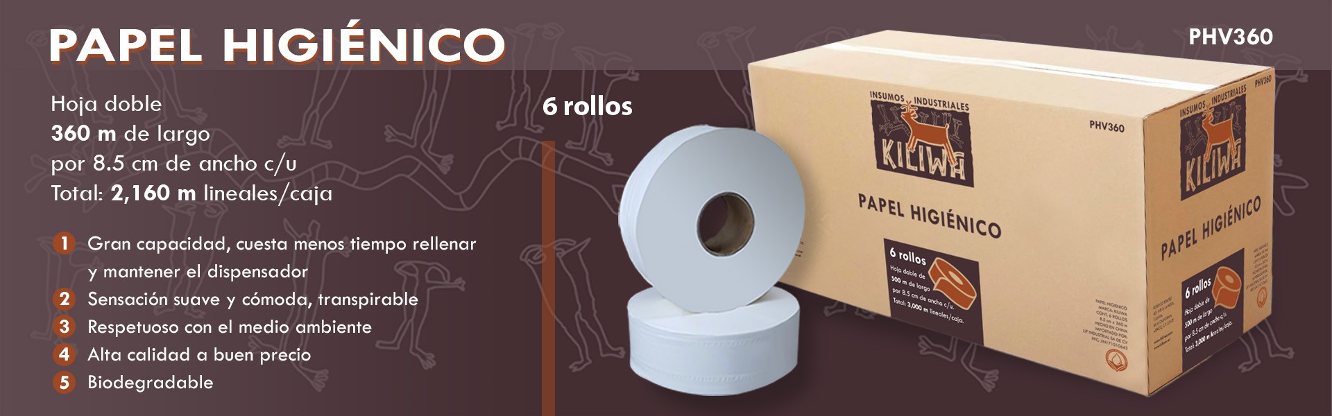 PAPEL HIGIÉNICO 360